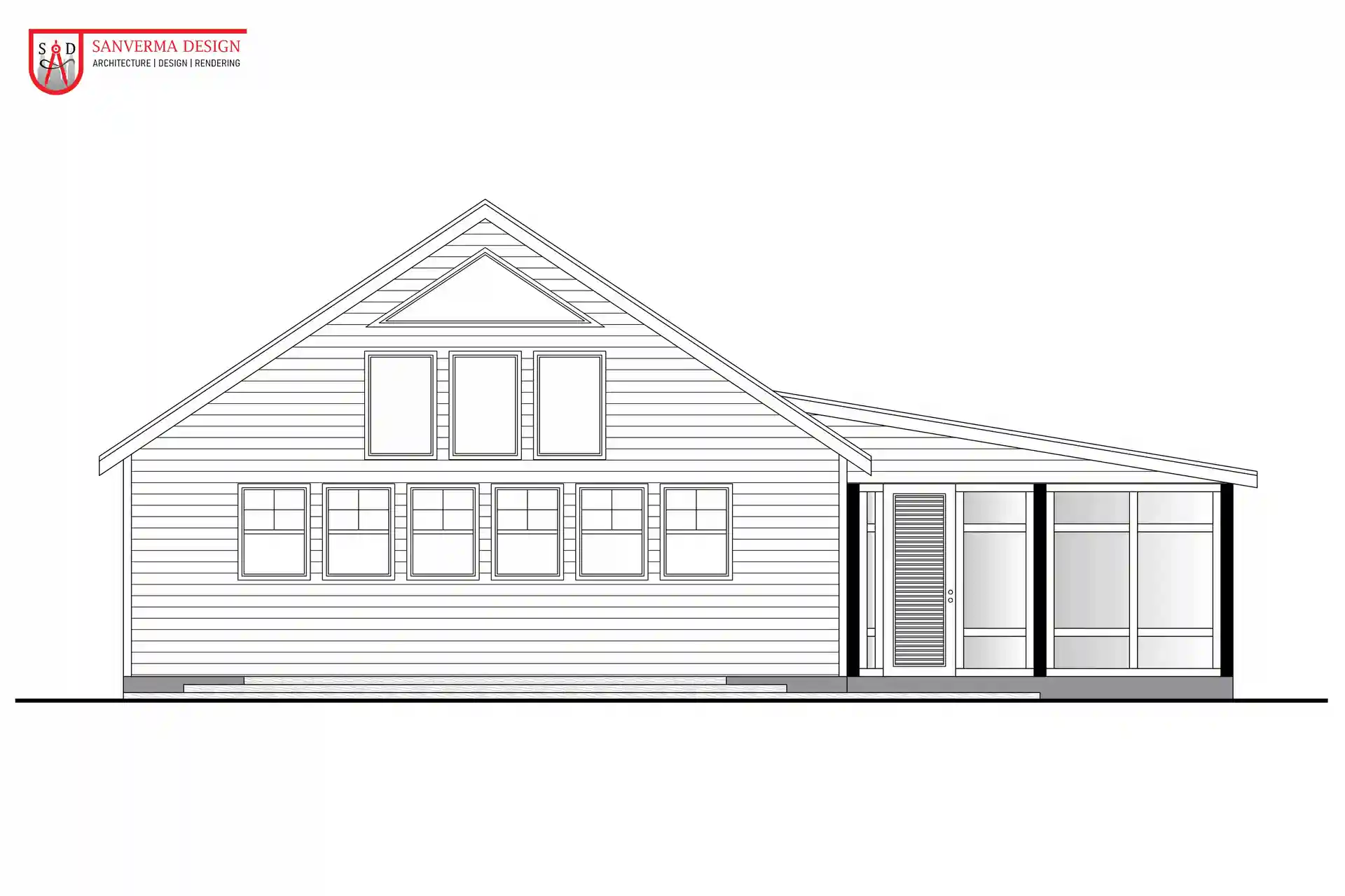 2 Bedroom SINGLE FAMILY HOUSE Floor Plan