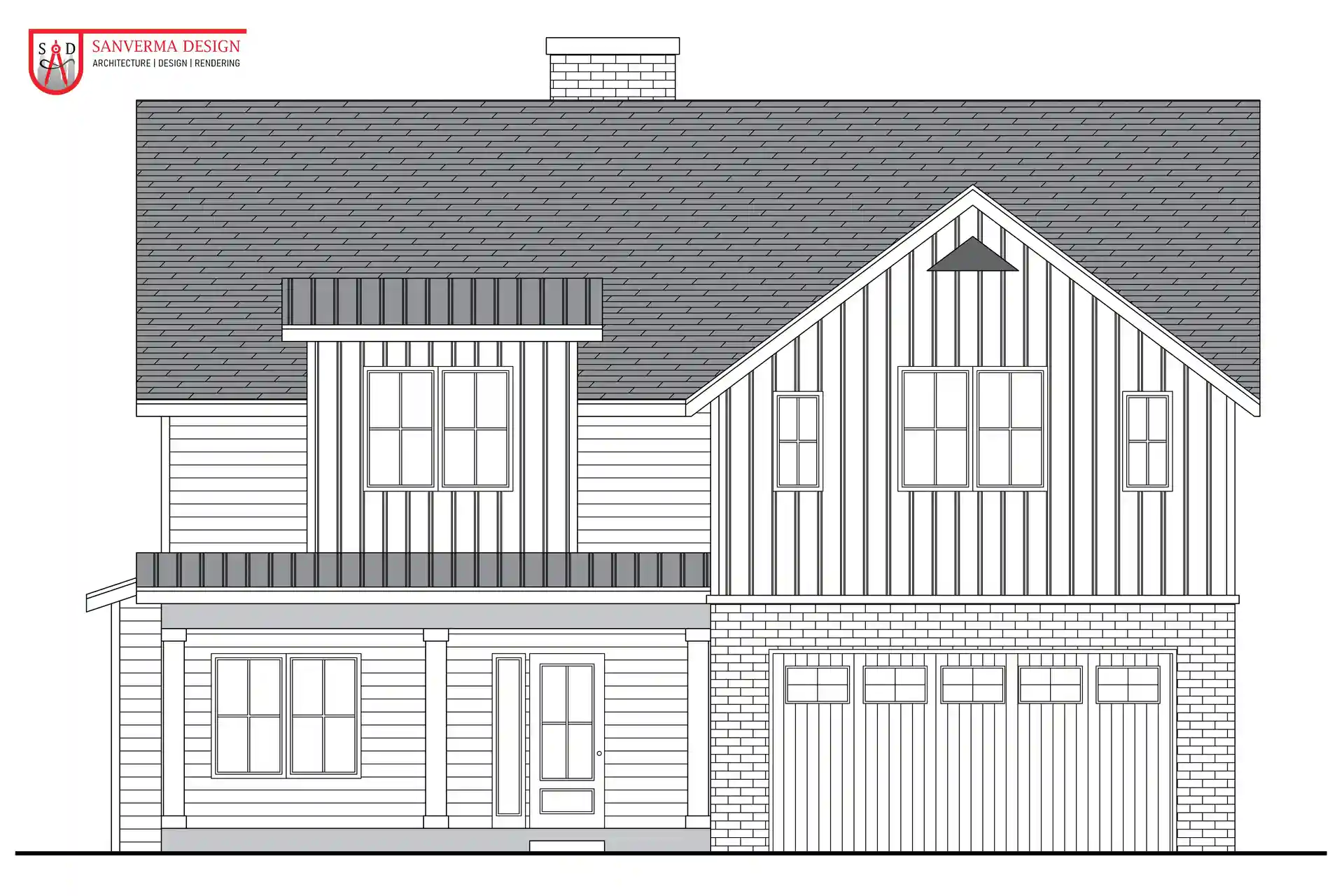 4 Bedroom FARMHOUSE Floor Plan