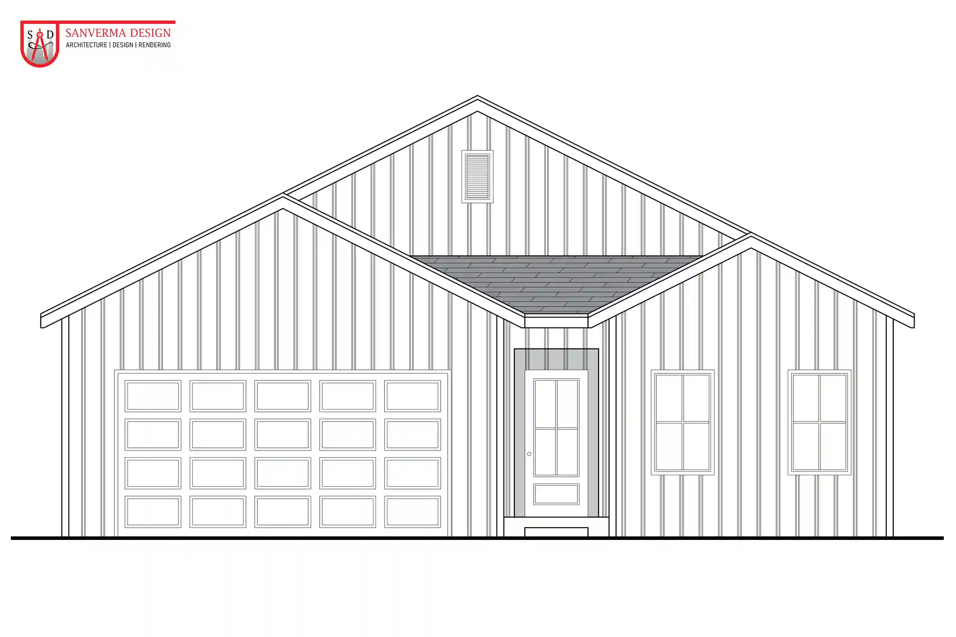 3 Bedroom FARMHOUSE Floor Plan