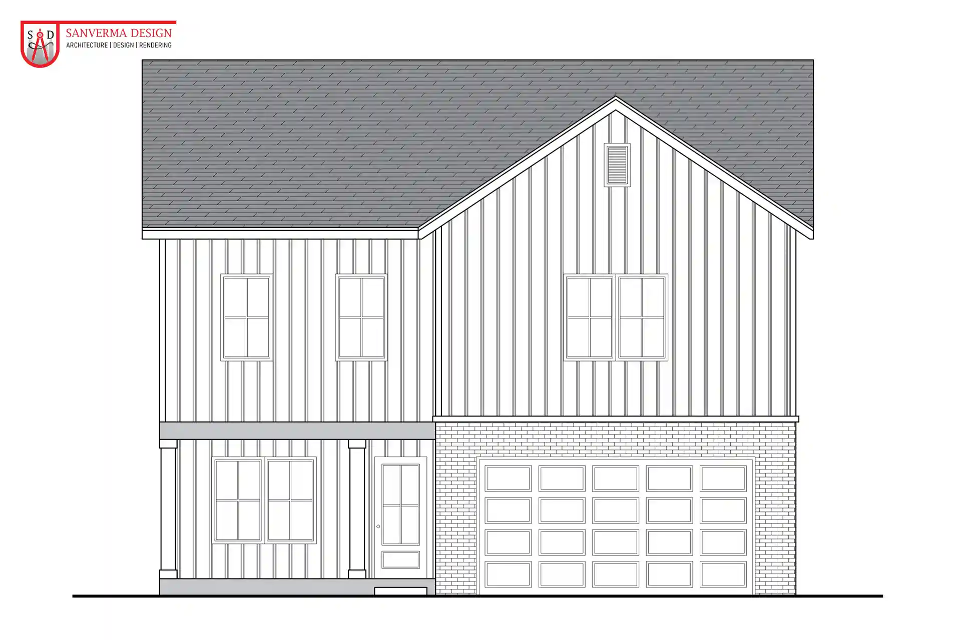 3 Bedroom FARMHOUSE Floor Plan