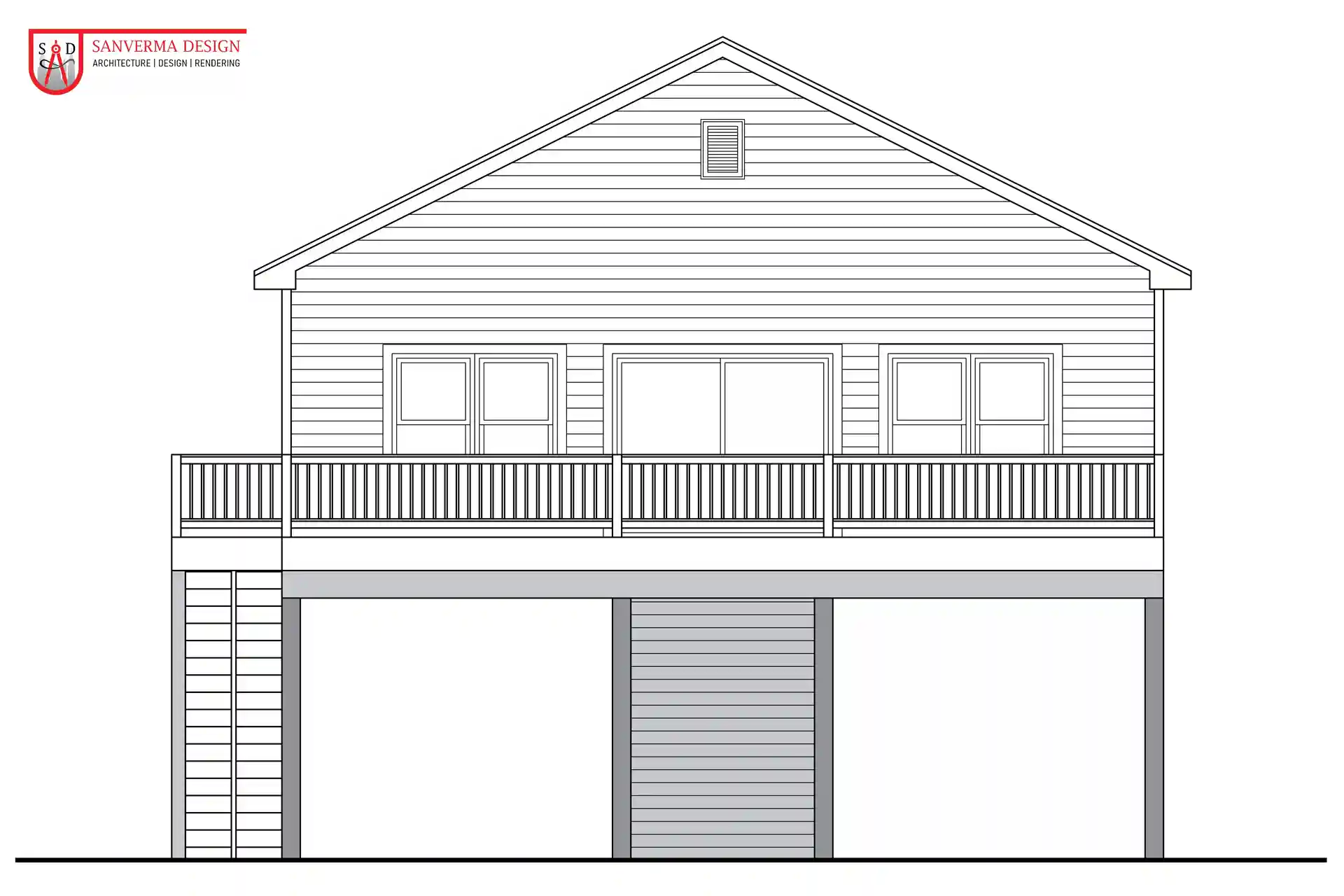 2 Bedroom SINGLE FAMILY HOUSE Floor Plan