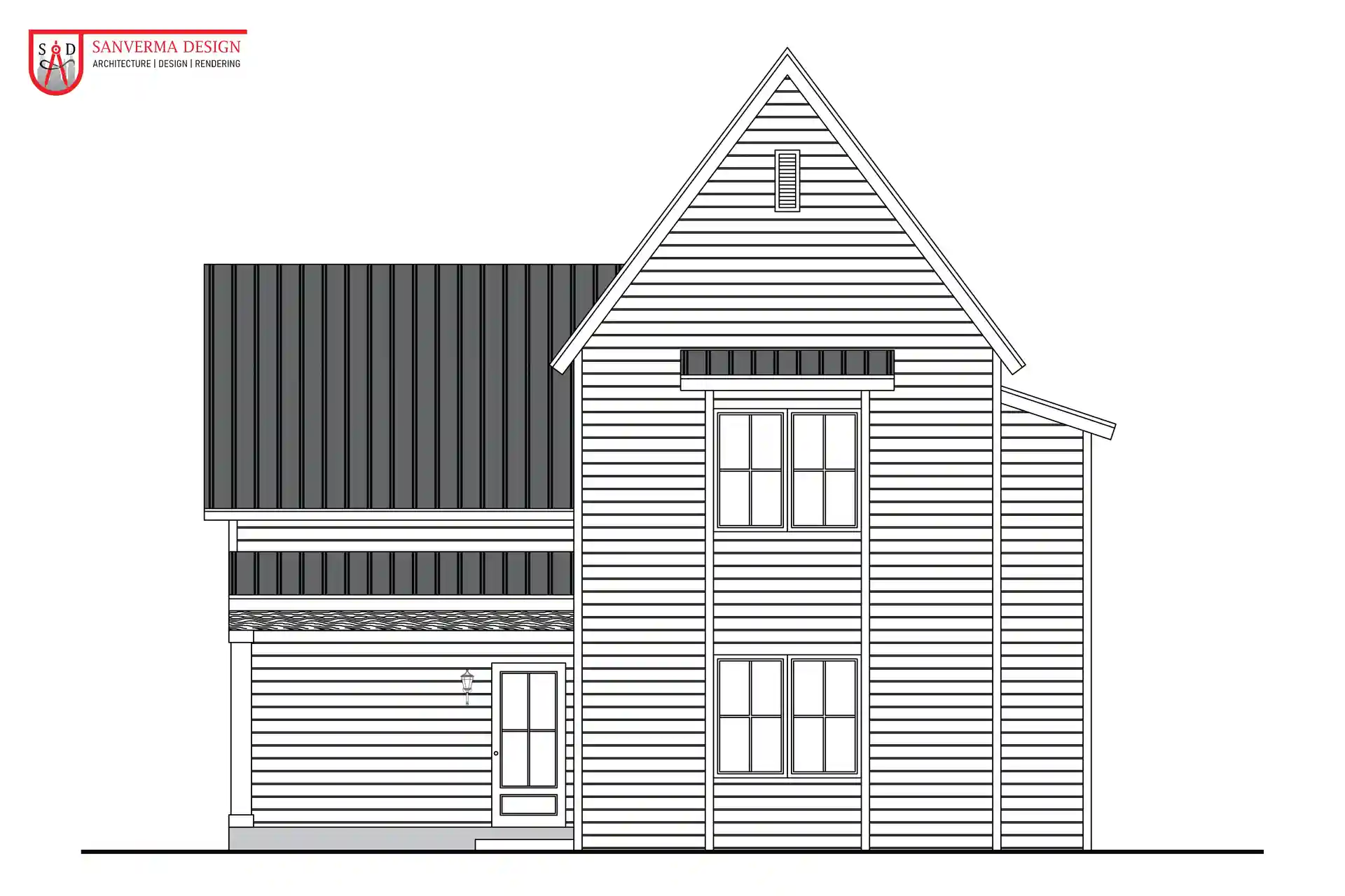 4 Bedroom FARMHOUSE Floor Plan