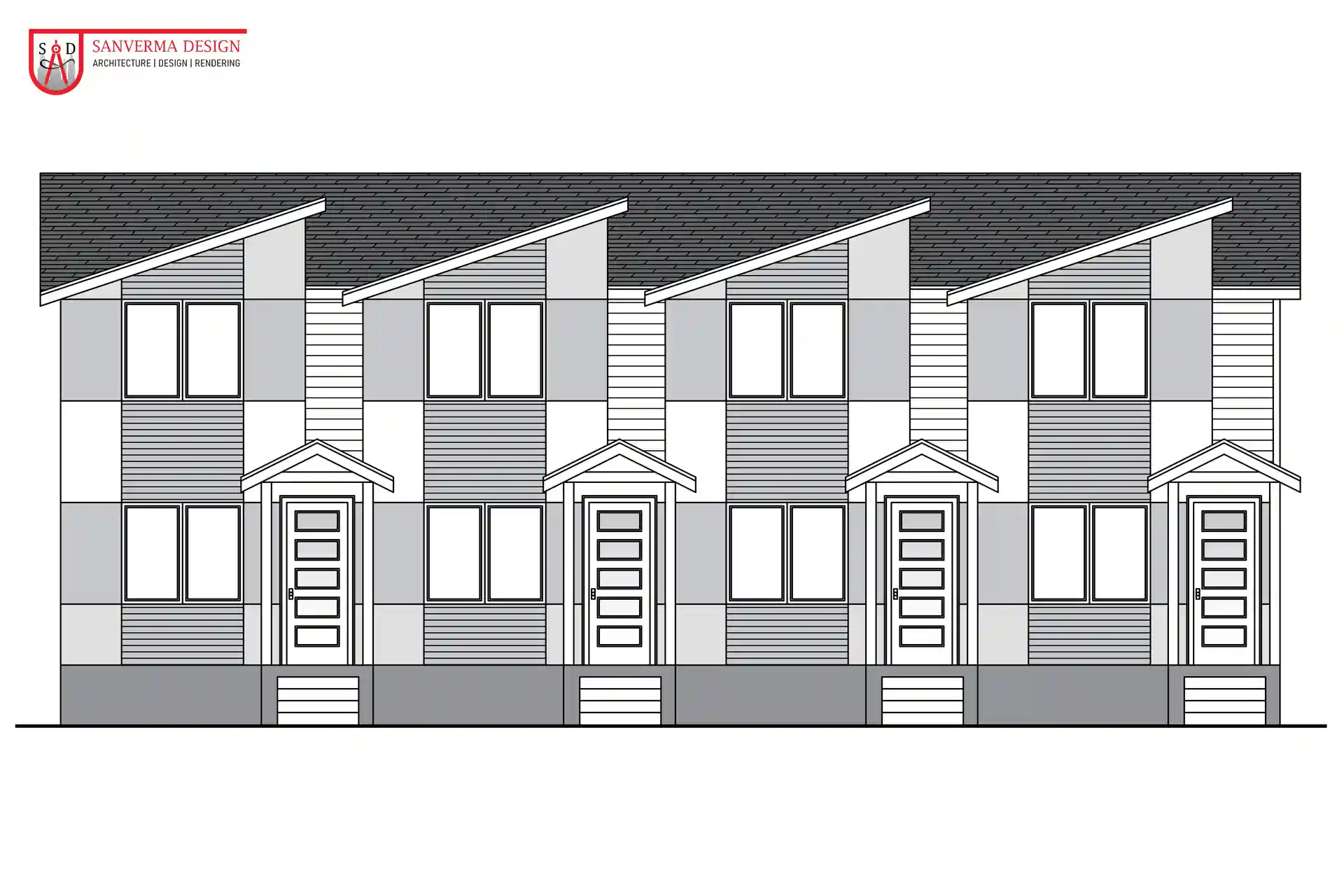 3 Bedroom Multi Family House Floor Plan